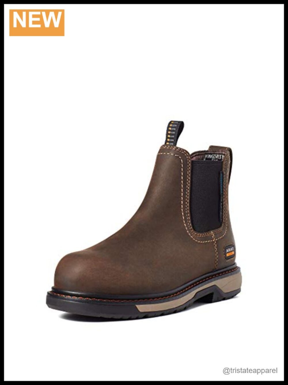 Women's Waterproof Composite Toe Chelsea Work Boot with Safety Toe